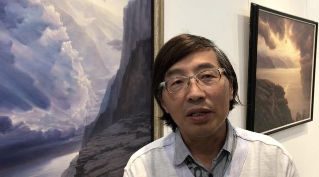 这场风景油画展为何半数作品都是三峡？艺术家崔毅：小时候记忆与三峡有关，三峡移民最打动自己